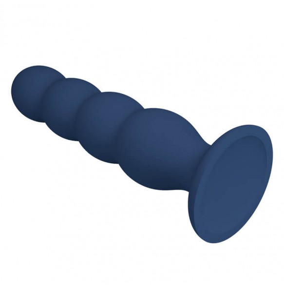 MR PLAY - 4 Metal Balls Silicone Anal Plug (XL Size)